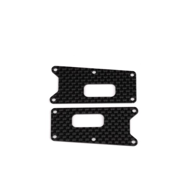 Carbon fibre front 1.5mm arm inserts (Hot Bodies D2 Evo)
