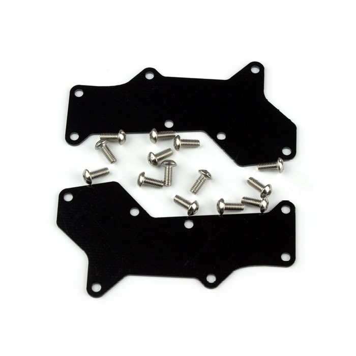 G10 front 1.0mm arm inserts (Hot Bodies D8 Worlds Spec)