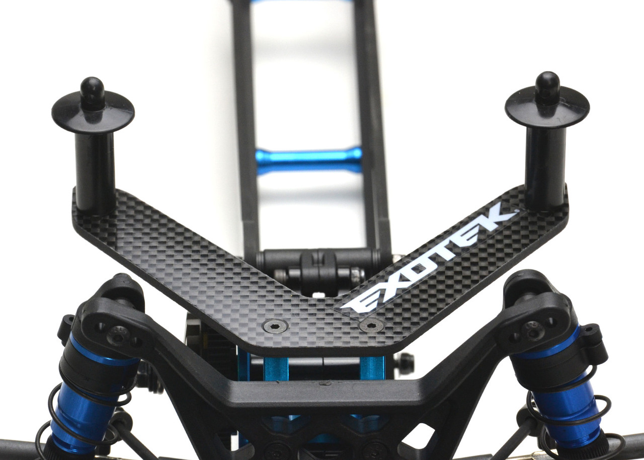 Carbon Fibre and Alloy Pro rear body mount set (AE DR10)