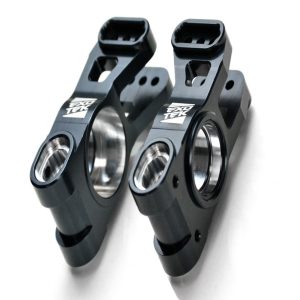 Gun Metal 7075 Heavy Duty aluminium rear hub set - pr (Tekno EB48 2.0 or NB48 2.0)