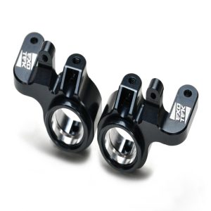 Gun Metal 7075 Heavy Duty aluminium front spindles - pr (Tekno EB48 2.0 or NB48 2.0)