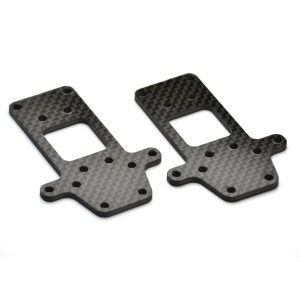 Carbon fibre 2.5mm gearbox risers - pr - drag use (Associated B6)