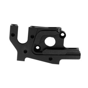 Black 7075 aluminium adjustable motor mount set (PTG-2)
