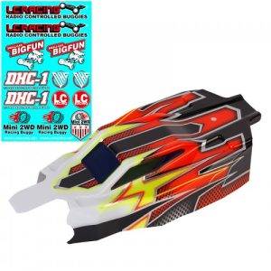 Pre-painted lexan bodyshell - black (BHC-1)