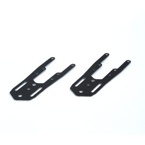 Carbon 0.75mm front chassis spacer - pr (Tamiya F104 and others)
