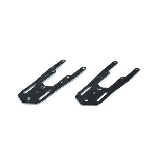 Carbon 1mm front chassis spacer - pr (Tamiya F104 and others)