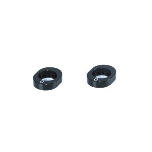 Aluminium bearing inserts - 0 offset - pr (Tamiya F1)