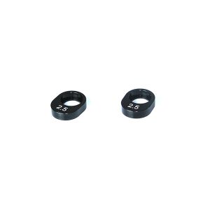 Aluminium bearing inserts - 2.5mm offset - pr (Tamiya F1)