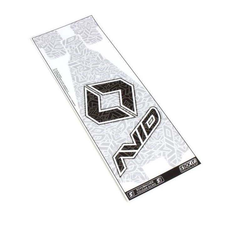 Avid logo chassis protector - black (Schumacher KC, KD or Laydown)