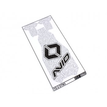 Avid logo chassis protector - white (Yokomo YZ2 DTM3)