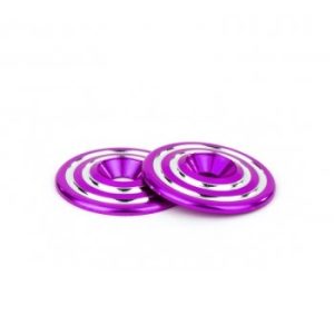 Avid RINGER machined alloy wing buttons - pr (purple)