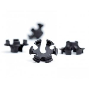 Avert Design - Black aluminium Big Bore spring cups - 4 pcs (TLR 22 or 22-4 series)