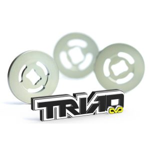 TRIAD EVO slipper clutch - alloy drive plates - 3 pcs (TLR 22, AE B5, B44.2, Durango DEX210, Kyosho RB6 etc)