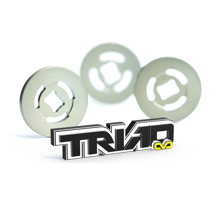 TRIAD EVO slipper clutch - alloy drive plates - 3 pcs (TLR 22, AE B5, B44.2, Durango DEX210, Kyosho RB6 etc)