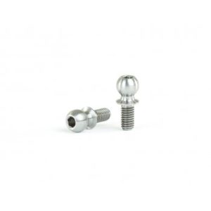 Titanium 4.8mm x 6mm ball studs - 2 pcs (generic)