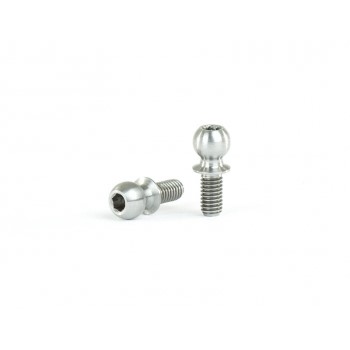 Titanium 4.8mm x 6mm ball studs - 2 pcs (generic)