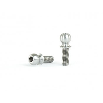 Titanium 4.8mm x 8mm ball studs - 2 pcs (generic)