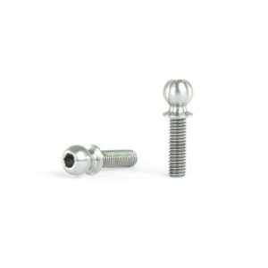 Titanium 4.9mm x 10mm ball studs - 2 pcs (Xray and others)