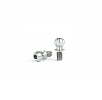 Titanium 4.9mm x 4mm ball studs - 2 pcs (Xray and others)
