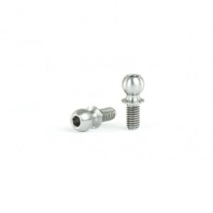 Titanium 4.9mm x 6mm ball studs - 2 pcs (Xray and others)