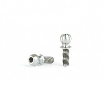 Titanium 4.9mm x 8mm ball studs - 2 pcs (Xray and others)