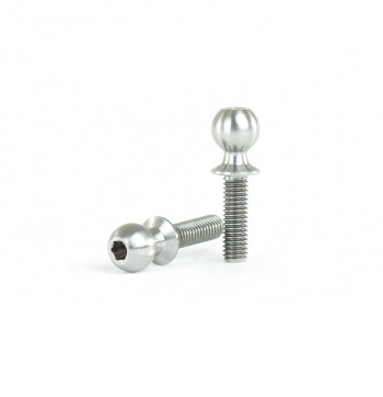 Titanium 5.5mm x 10mm ball studs - 2 pcs (Associated and others)