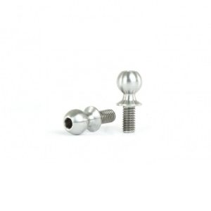 Titanium 5.5mm x 6mm ball studs - 2 pcs (Associated and others)