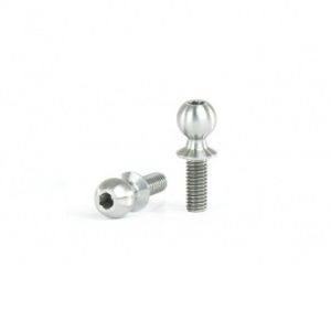 Titanium 5.5mm x 8mm ball studs - 2 pcs (Associated and others)
