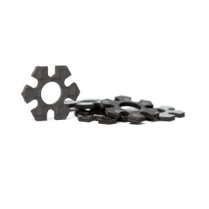 Carbon 1/10th 12mm hex track width spacers (0.5mm and 1.0mm)
