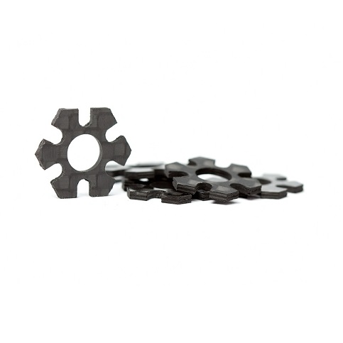 Carbon 1/10th 12mm hex track width spacers (0.5mm and 1.0mm)