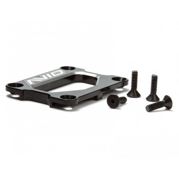Black aluminium centre cover cap (Associated B44.2 or X6-S) (D)