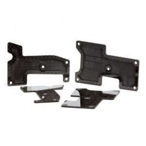 Carbon Fibre 0.75mm front and rear arm inserts - full set (Hot Bodies D812, 815, 817 or 819)