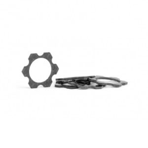Carbon 1/8th 17mm hex track width spacers (0.5mm)