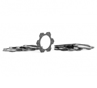 Carbon 1/8th 17mm hex track width spacer set (0.5mm and 1.0mm)