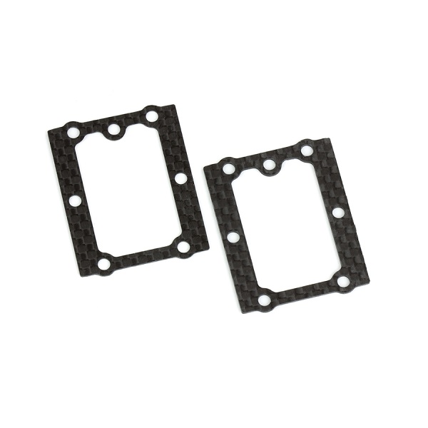 Carbon fibre gearbox shim fine tuning set - 0.5mm and 1.0mm (Associated B64 or B64D) (d)