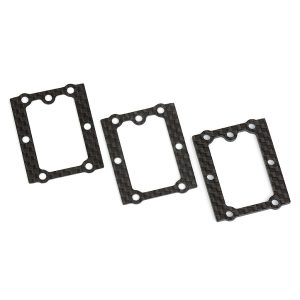 Carbon fibre gearbox shim full set - 0.5mm, 1.0mm and 2.0mm (Associated B64 or B64D) (D)
