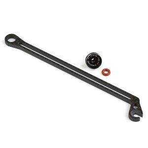 Carbon fibre battery brace with alloy thumbwheel (Associated B64 or B64D)