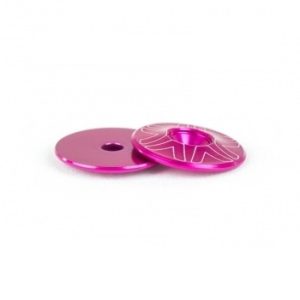 Pink alloy 1/10th wing buttons - pr (all 1/10th buggies, trucks and saloons) (D)