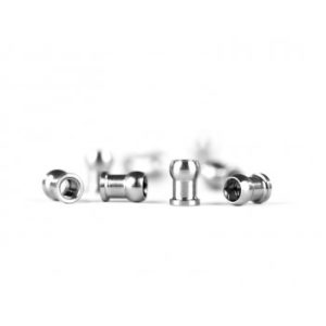 Titanium 4.9mm upper arm balls - 8 pcs (Xray X4)