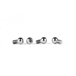 Titanium 4.9mm anti roll ballstud - 4 pcs (Xray X4)