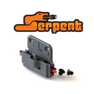 BF- Battery connector holder - Futaba/Hitec reciever plug (Serpent)