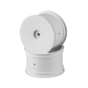 White 4wd 1/10th rear buggy wheels - pr (LC10B5)