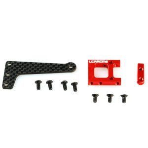 Carbon Fibre and aluminium floating servo mount set (LC10B5)