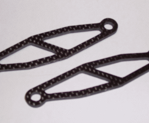 Carbon fibre 3mm FS2 battery straps - 2 (Lazer ZX5 FS or FS2)