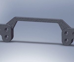 Ellis Stafford - Carbon Fibre ackerman steering set (Lazer ZX5 FS2)