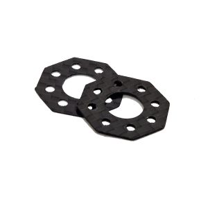 X-Partz - Carbon Fibre vented slipper pads - pr (LC Racing, EMB, LC12B1 or BHC-1)