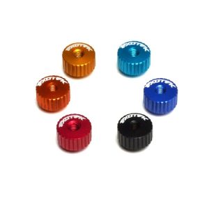 Alloy M3 threaded thumb screws - Dark Blue