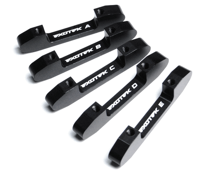 Alloy hinge pin blocks - Type E (TRF or Exotek X/XB)
