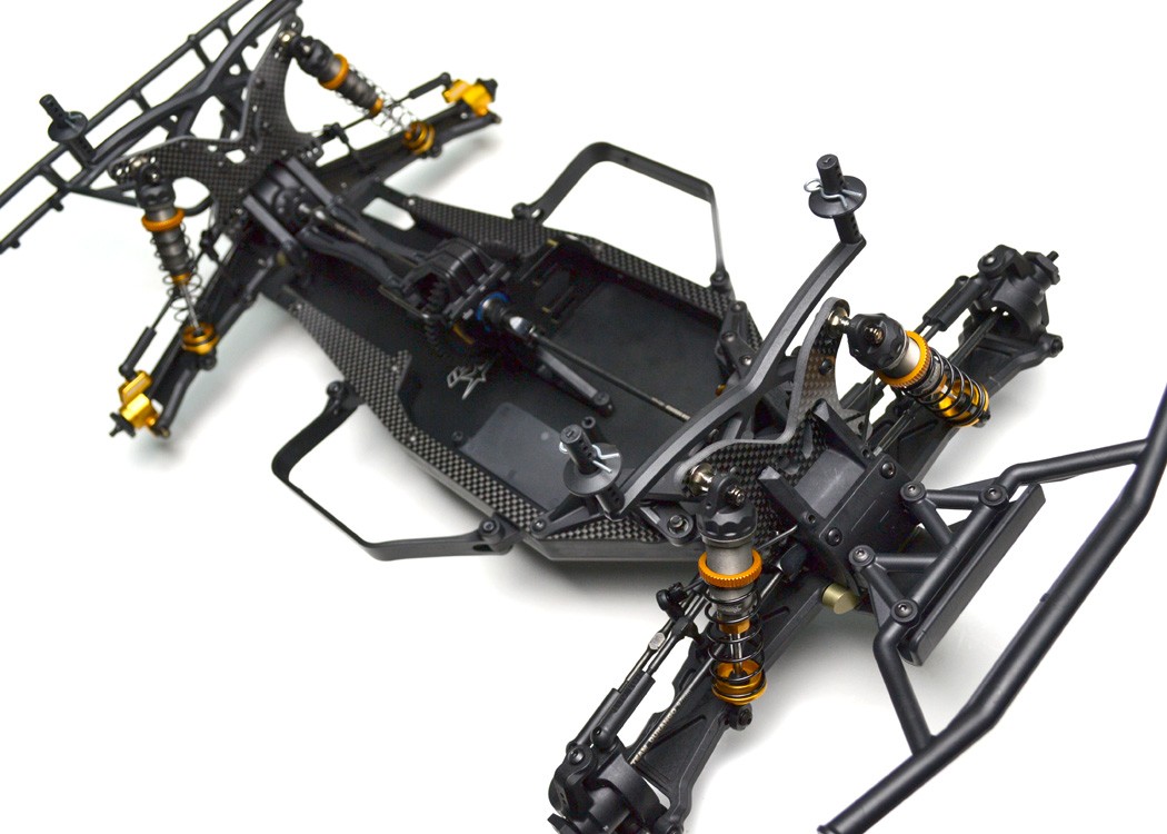 Carbon fibre side chassis rails (Durango DESC410)