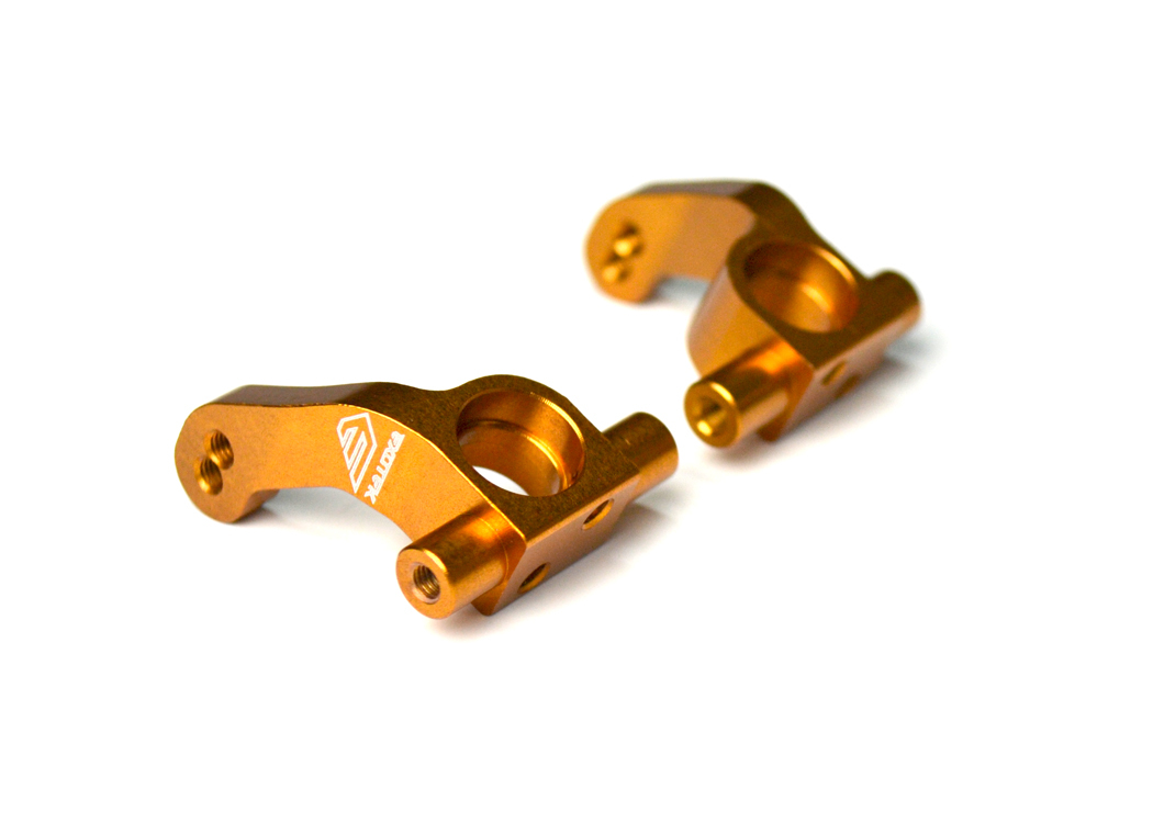Black alloy front steering hubs (Durango DESC210)